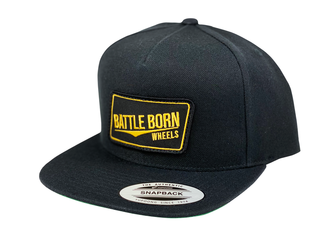 BBW Crafted Black Flat Bill Hat